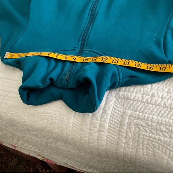 JOE FRESH, TEAL FLEECED JACKET, SIZE: L/G - Picture 4 of 10
